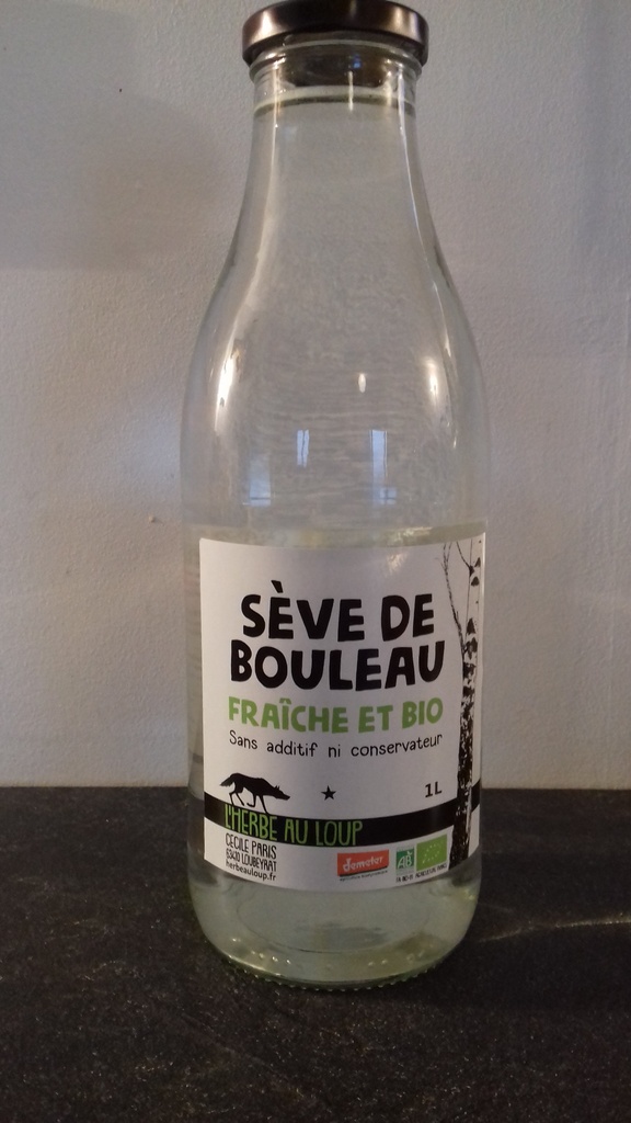 [SB1L01] Sève de bouleau fraîche, bouteille, demeter, bio