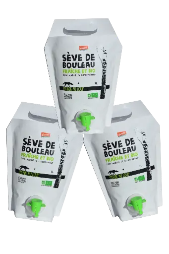 [SP3L01] Sève de bouleau fraîche, demeter, bio (lot de 3)